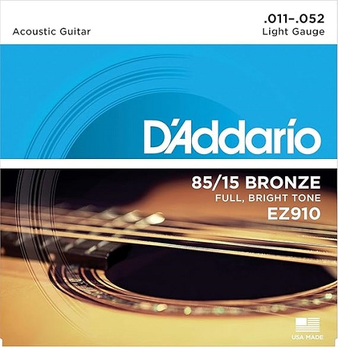 D'Addario EZ910 85/15 Bronze Acoustic Guitar Strings