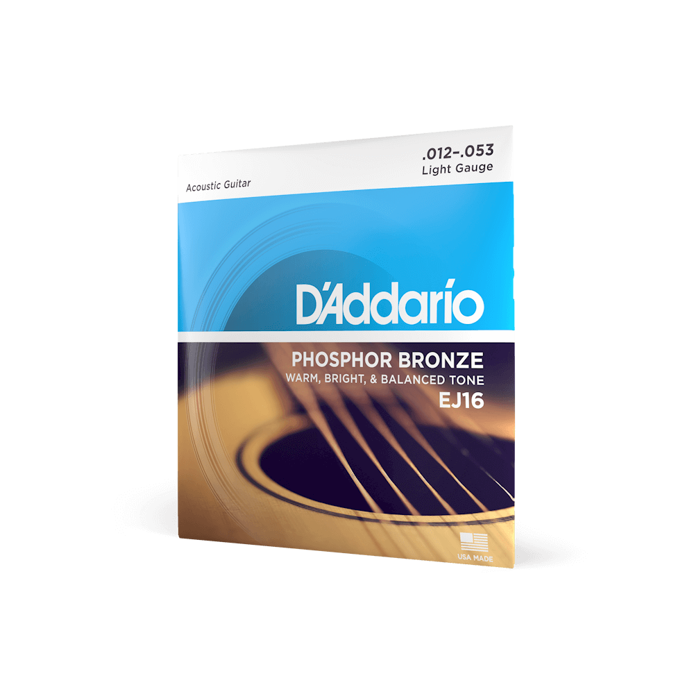 D'Addario  Light Acoustic Guitar Strings EJ16